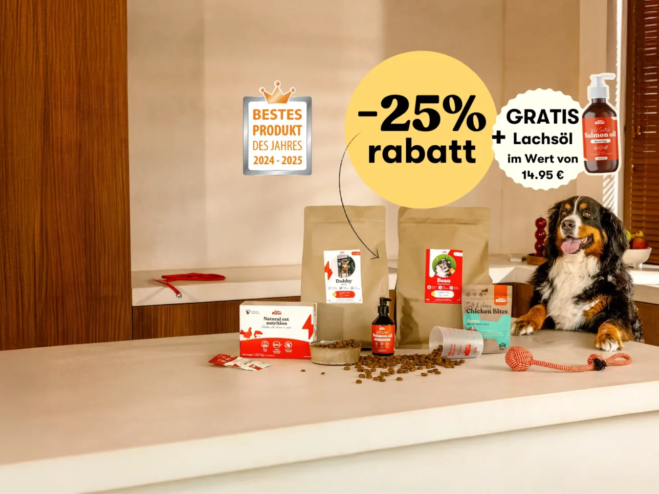 Banner Affiliate 25% and free salmon oil