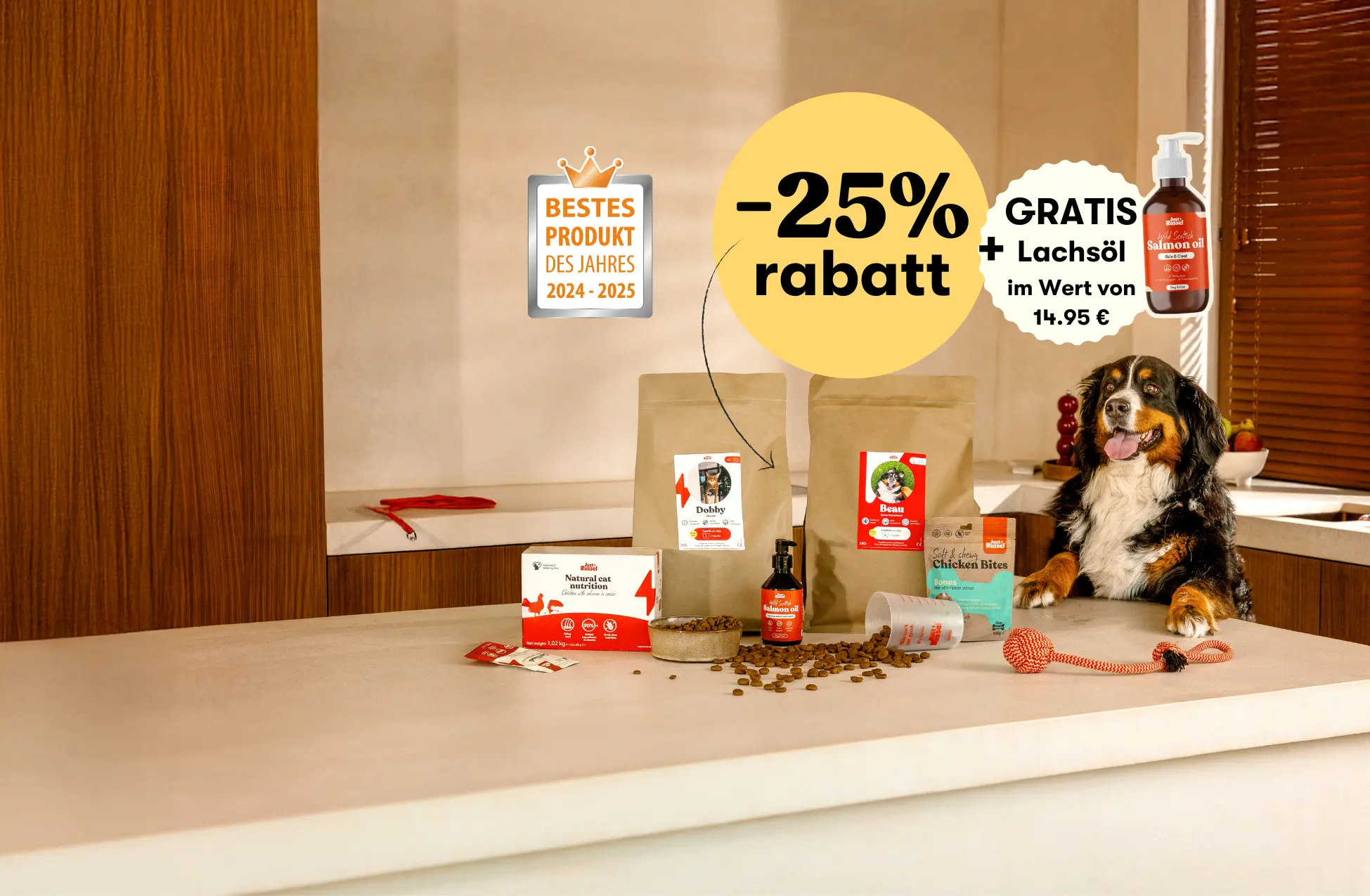 Banner Affiliate 25% and free salmon oil