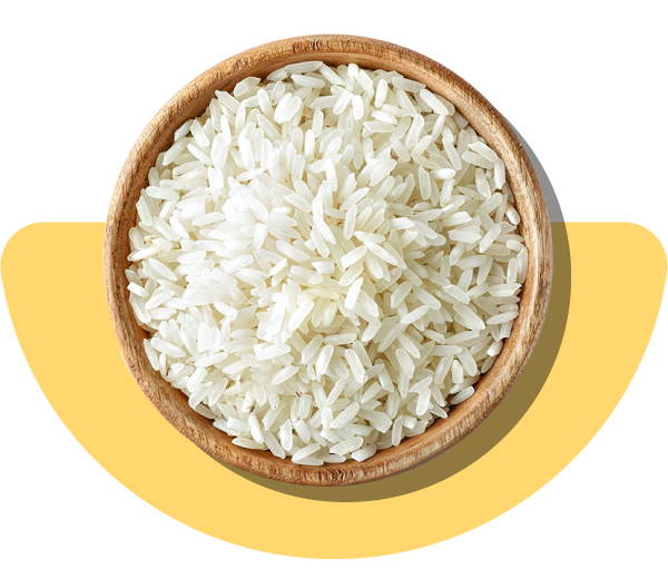Witte rijst als ingrediënt voor hondenvoeding